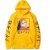 Herrtröjor unisex anime kakegurui blixtlås cardigan hooded hoodie tröja baseball uniform jacka kappa