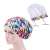 Femmes coton Baggy Slouchy Beanie chapeau perte de cheveux foulard Cancer chimio casquettes Hijab casquette chapeaux décontracté Floral chapeau