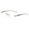 lunettes de soleil pour femmes Lunettes de soleil carrées de mode classique hommes exquis guépard logo lunettes optiques petit léopard argent or montures en métal unisexe avec boîte