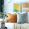 Travesseiro dunxdeco capa decorativa de caixa de luxo vintage cinto jacquard coussin sofá de escritório em casa