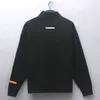 Hoodie Designer Üst düzey Orijinal Sweater Fermuar Tide Marka Gevşek Sis High Street Avrupa ve Amerikan İnce Kadife Bahar Giysileri Sweatshirt