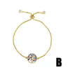 Bracelets de bijoux Stands Palte Eye Tree of Life Bracelet Zirconie Jewelry Cumbic Crystal Cz Fashion Charm S6J