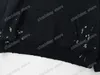 Xinxinbuy Hommes Designer Sweats à capuche Paris Lettre DÉTRUITE Impression dessinée à la main Sangle Femmes Sweatshirts surdimensionné noir XS-2XL