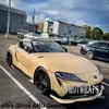 Premium Ultra Gloss Desert Yellow Vinyl Wrap Sticker Car Wrapping Covering Film With Air Release Initial Low Tack Glue Top Quality Self Adhesive 1.52x20m 5X65ft