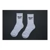 Home Clothing Mens And Womens Sports Socks Street Art Solid Color Cotton Towel Bottom Letters Sock
