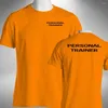 Męskie koszulki Trener Personal Trener Męski T-shirt instruktor Instruktor Trening trening fitness 2022 Summer Men Funny Casual Brand Top Shirt