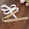 Belts JLZXSY Gold Crystal Wedding Belt Shine Bridal Handmade Beautiful Dress Rhinestone Decoration