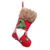 UPS Christmas Stocking Candy Socks Calzini regalo lavorati a maglia Decorazione natalizia Babbo Natale Calze Rudolph 3 stili