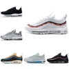 97 Running Shoes Men Women Casual Shoes Sean Wotherspoon 97s Triple Black White Silver Bullet Gold South Beach Ghost Mens Trainers Sports Sneakers Size E01