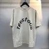 Heren T-shirts Heren t-shirt Kanyes West Sunday Limited Trust God T-shirt met korte mouwen