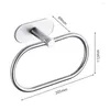 Shower Curtains Chrome Towel Ring Bathroom Wall Mounted Home El Organizer Hand Rack Roll Rail Holder Toilet Supplies Hardware