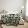 Blankets Simple Fashion Cotton Sofa Blanket Knitted Thread Office Nap Throw Bedside Bedspread Winter Warm Plaids 150x200cm