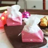 Present Wrap 30 PCS Creative Christmas Party Favor Sweet Pink White Candy Påsar Baby Shower 100 Days Wedding Decoration Supplies Bag