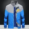 패션 재킷과 코트 패치 워크 남자 의류 청소년 캐주얼 브랜드 로고 비즈니스 공식 재킷 남성 의류 플러스 사이즈 S-4XL