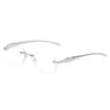 lunettes de soleil pour femmes Lunettes de soleil carrées de mode classique hommes exquis guépard logo lunettes optiques petit léopard argent or montures en métal unisexe avec boîte