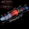 Articles de beauté 2022 Nouveau 35 cm Super Long Double Gode Multi Couleur Silicone Main Poing Anal Sexy Jouets G Spot Stimuler Pour Les Femmes Lesbiennes Masturber