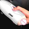 Sex toy massagers DMM Portable Double Hole Pussy Male Masturbator Soft TPE Oral Vaginal Vibrator Masturbation Cup Real Vagina Sex Toys for Men