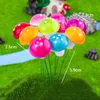 10pcs/lote s/l Jardim decora￧￣o mini miniaturas de espuma multicolor