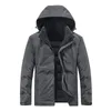 Mens Down Parkas VARSANOL Winter Reversible Jacket Men Parkas Casual Windbreakers Hooded Print Bomber Jackets Oversize Outdoor Man Coats 220902