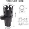 Titular de bebida 2 em 1 copo de carro multifuncional - dividido em dois carros de ajuste especial o tamanho
