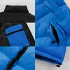 パフジャケットダウンコットンジャケットデザイナーコート男性女性ジッパーパッチワーク刺繍文字ポケット冬のストリートウェアアウトドアボディワーマーS-4XL