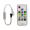 Controladores WS2812B WS2811 SK6812 Controlador LED RGB Dimmer RF sem fio SATA DC Usb Strip 17Key Remote 5V-24V