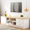 Rectangular Tv Cabinet Living Room Furniture with Drawers TV Stands Shelf Storage