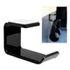 Hooks Simple Headphone Stand Hanger Hook Tape Under Desk Dual Headset Mount Holder Easy On Yting Space Saving