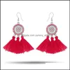 Bengelen kroonluchter bescheiden chique chique tassel lang stromende bohemian franjes retro hanger oorbellen vrouwelijke druppel levering 2021 sieraden dhseller2 dh5vh