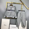 옷 세트 도매 패션 디자이너 아기 소년 복장 두 조각 티셔츠와 바지 110-160 cm 어린 소녀 유아 의류 세트