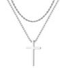 Pendant Necklaces Small Cross For Women Simated Diamond Dainty Necklace Cubic Zirconia Drop Delivery 2022 Bdejewelry Amlcm