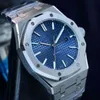 Luxury Mens Mechanical Watch Roya1 0ak Automatyczne modne stalowe zespół Octagonowy Porthole Dial Business Swiss ES Brandwatch