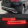 1 paar auto LED achterbumperlicht voor Toyota Land Cruiser LC300 2022 Reflector signaal omgekeerde lichten back -up rem indicatoren