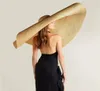 패션 레이디 밀짚 모자 여자 여름 선 바이저 선하트 플로피 버킷 캡 오버