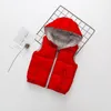 Gilet Bambino Gilet Bambini Capispalla Cappotti invernali Abbigliamento per bambini Caldo cotone con cappuccio Neonati maschi Gilet per età 3-11 anni 220905