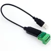 Cables de computadora Convertidor industrial USB a RS485 Protección de actualización RS232 Compatibilidad V2.0 Módulo de placa de conector RS-485 A estándar