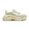 Triple S Mens Mulheres Basquetebol Sapatos Paris 17FW Plataforma Sapatilhas Todos Preto Branco Bege Rosa Roxo Ginásio Luxurys Designers Chunky Sneaker Clear Sole Confortável