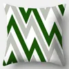 ピローグリーンパターン装飾カバーカーソファ装飾枕ケースホームスロー45x45の幾何学的幾何学ケース