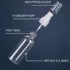 Parfüm şişesi 36pcs 30ml1oz mini ince sis sprey şişeleri taşınabilir doldurulabilir küçük boş açık plastik seyahat kozmetik kapları 220905