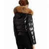 Женская куртка топ топ меховой вариант дизайнерские пальто пахерные зимние куртки воротниц теплый модный парк с леди пальто верхняя одежда кармана