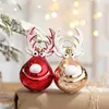 Festdekoration juldekor 2 st bollar ornament Bauble Tree Decorations Pendant Elk Design Hanging Mall Home Props