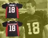 American College Football Wear Heren Paul Crewe 18 Longest Yard Mean Machine Jersey Voetbal Filmuniformen Volledig gestikt Team Zwart Maat Mix