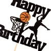 Autres fournitures de fête festive L Basket-ball joyeux anniversaire gâteau Topper scène à thème choix de fruits pour homme garçons père événement Supp Mxhome Amaip