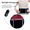 Abnehmen Gürtel 660NM 850NM Rot Infrarot LED Licht Therapie Gürtel Zurück Schmerzen Relief Wrap Fett Verbrennen Dünne Maschine Taille wärme Pad Ganzkörper