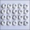 Charms 18Mm Assorted Natural Stone Crystals Gogo Donut Charms Rose Quartz Pendants Beads For Jewelry Making Wholesale Drop Delivery 2 Dh7Vj