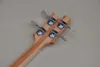 4003 Bass Guitar Maple Neck Through Basswood Body Matte Paint Fixed Bridge Red Fingerboard7660477