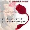 Beauty Items Rose Vibrator Spielzeug für Frauen Saugen Vibrator Leistungsstarke Vagina Klitoris Stimulation Nippel Sauger Weibliche Masturb Erwachsene sexy Produkt