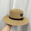 럭셔리 디자이너 모자 남성 남성 사전 디자이너 밀짚 모자 모자 고품질 여름 모자 여성 고급 디자이너 밀짚 모자 여성 210513231d