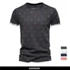 Мужские футболки T Roomts Aiopeson Dot Printed Complete Ride The Rult для мужчин 100% хлопчатобумаж Oncual Men's To Roomts Summer Mens Toy