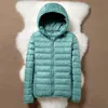 Parkas pour femmes Doudoune Femme Manteau Automne Hiver Printemps Vestes pour Parka matelassée chaude dames et femme légère ultralégère à capuche 220905